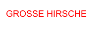GROSSE HIRSCHE